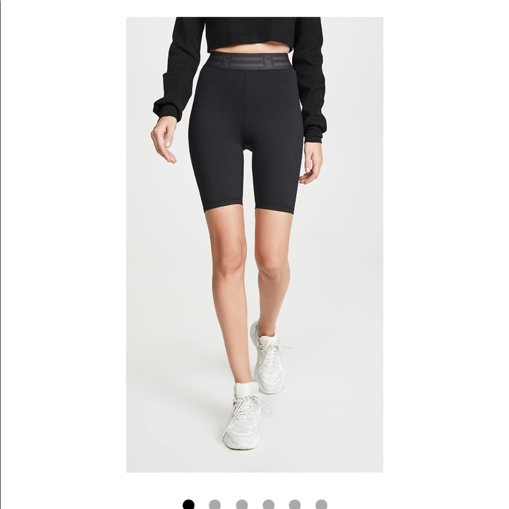 Good American Black Icon Bike Shorts